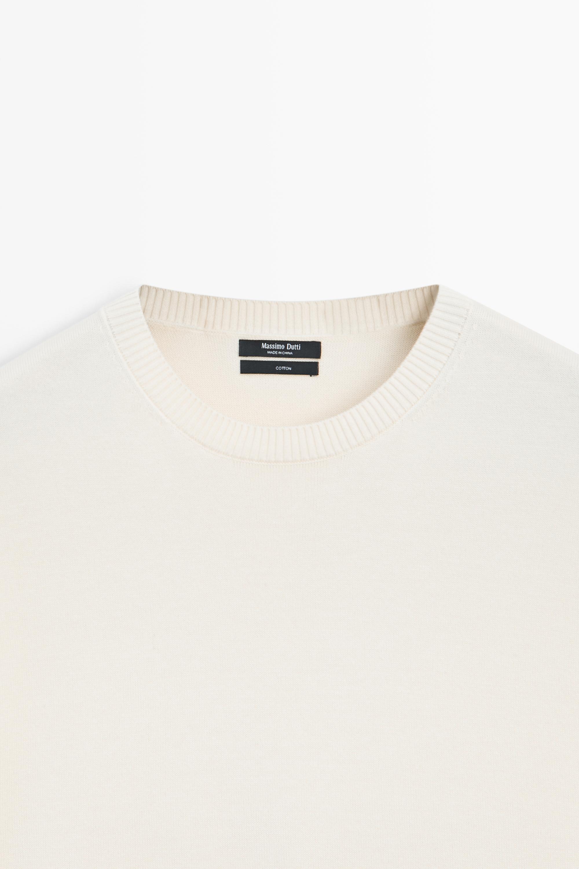 Top en maille 100 % coton avec détail noué